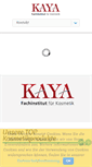 Mobile Screenshot of kaya-kosmetik.de